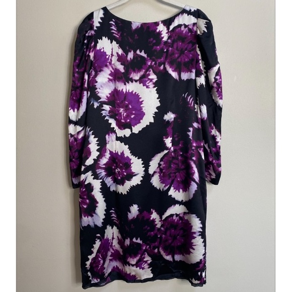 Anthropologie Leifsdottir Belvedere Floral Print Silk Sheath Dress Size 8 - Picture 7 of 16